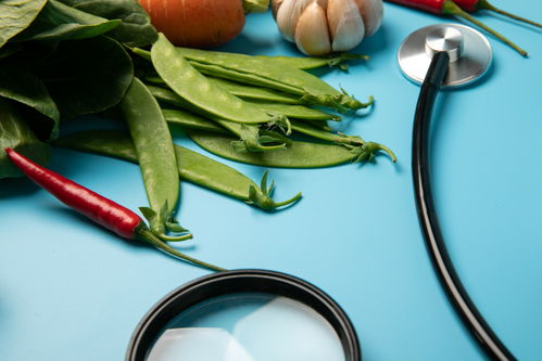 聽診器大蒜食品安全農業(yè)科技食品培育攝影圖 插畫 下載至來源處